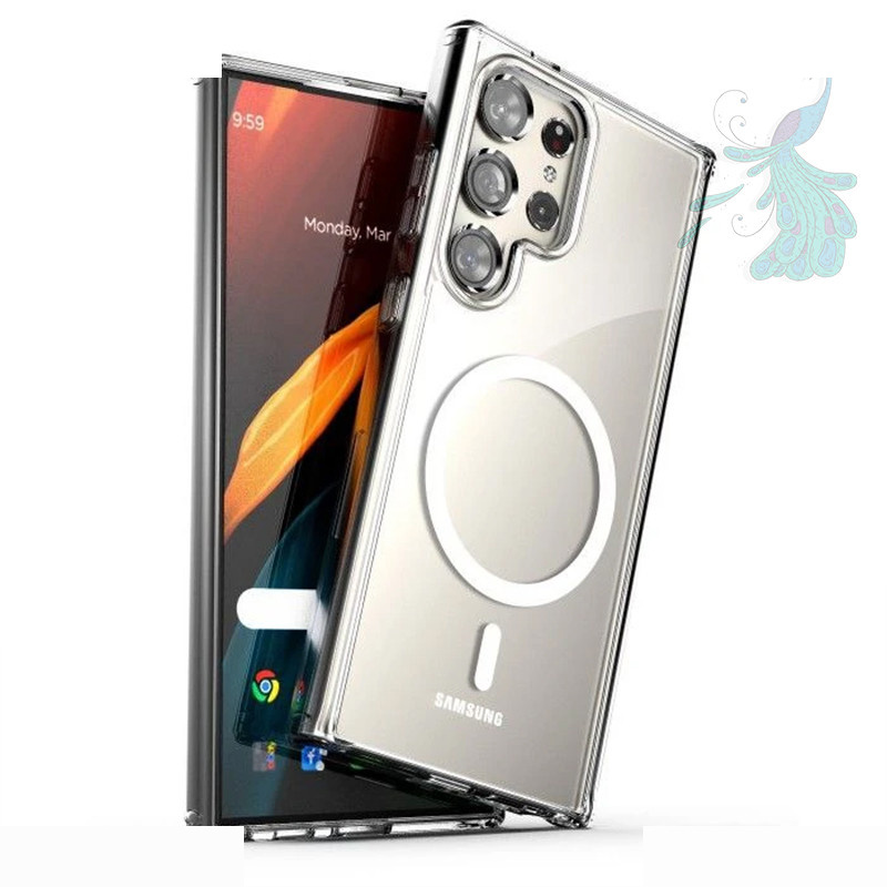 کاور گوشی موبایل سامسونگ Galaxy S22 Ultra پیکوک مدل Clear Magsafe