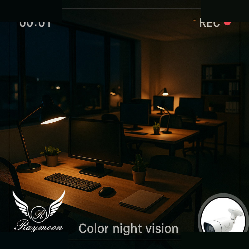 دوربین مداربسته تحت شبکه رایمون مدل پنج مگاپیکسل کد 60Q-POE بسته چهار عددی