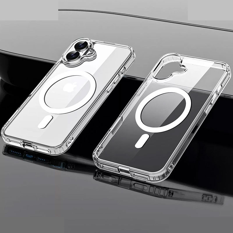 کاور مسیر مدل Clear Magnetic Magsafe مناسب برای گوشی موبایل اپل Iphone 16