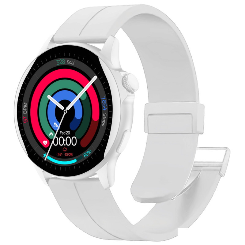 ساعت هوشمند جی تب مدل GTR4 با بند سیلیکونی