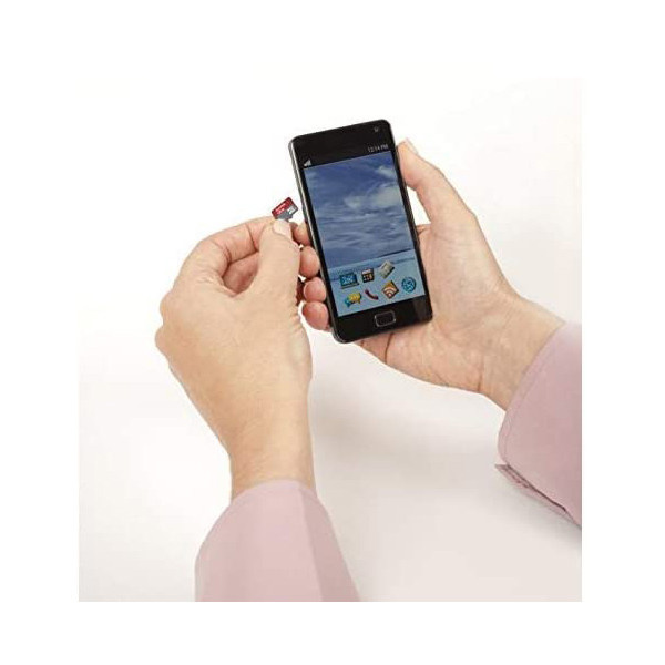 کارت حافظه Micro SDXC سن دیسک UHS-i Class 10 همراه با آداپتور SD ظرفیت 128GB