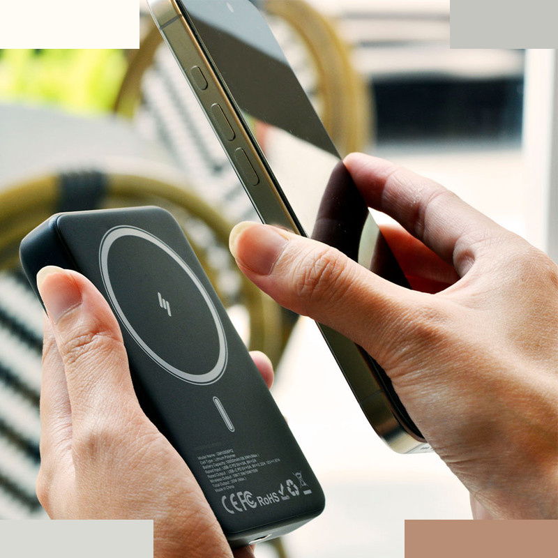 پاوربانک بی سیم 20 وات انرجایزر مدل QM10006PQ ظرفیت 10000 میلی آمپرساعت