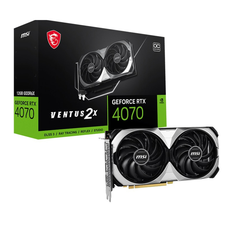 کارت گرافیک ام اس آی مدل GeForce RTX™ 4070 VENTUS 2X 12G OC