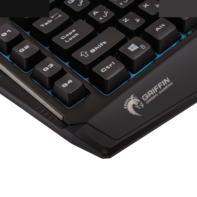 کیبورد گیمینگ گرین مدل GK702-RGB، Full-Size نورپردازی RGB