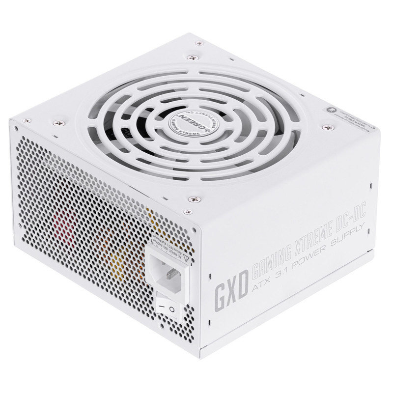 منبع تغذیه کامپیوتر 850W وات گرین مدل GP850B-GXD White (ATX 3.1)