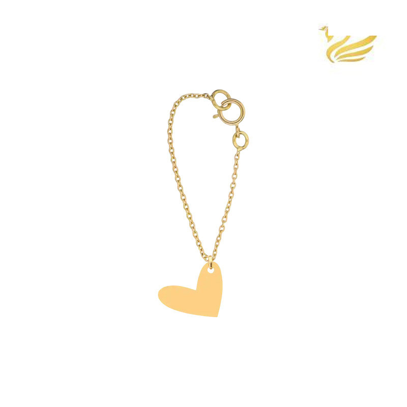 آویز ساعت طلا 18 عیار زنانه گالری قو طلایی مدل قلب مینیمال آویز ساعت طلا 18 عیار زنانه گالری قو طلایی مدل قلب مینیمال