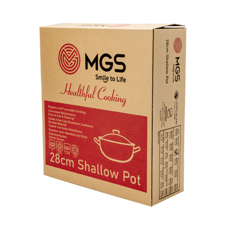 تابه گرانیت ام جی اس مدل فورج سایز 28 تابه گرانیت ام جی اس مدل فورج سایز 28