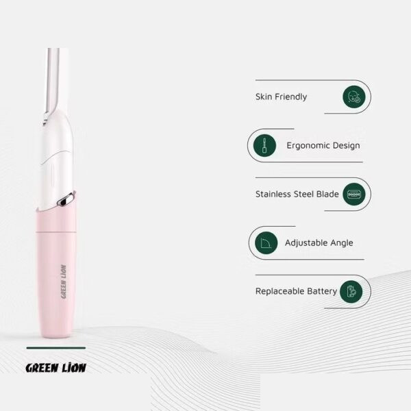 ماشین اصلاح موی صورت و بدن بانوان گرین لاین مدل GNEYETMMR