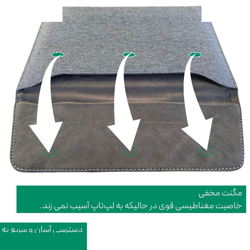 کاور لپ تاپ پِروین مدل LC-31 مناسب برای لپ تاپ VivoBook تا 14 اینچی