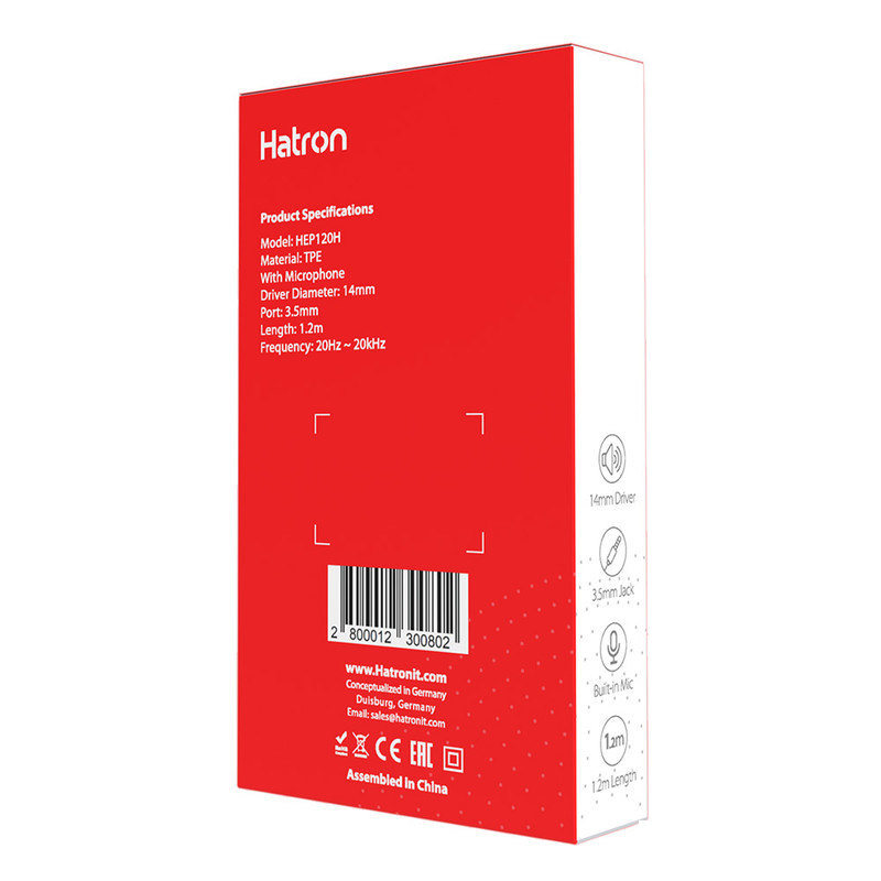 هندزفری هترون مدل HEP120H هندزفری هترون مدل HEP120H