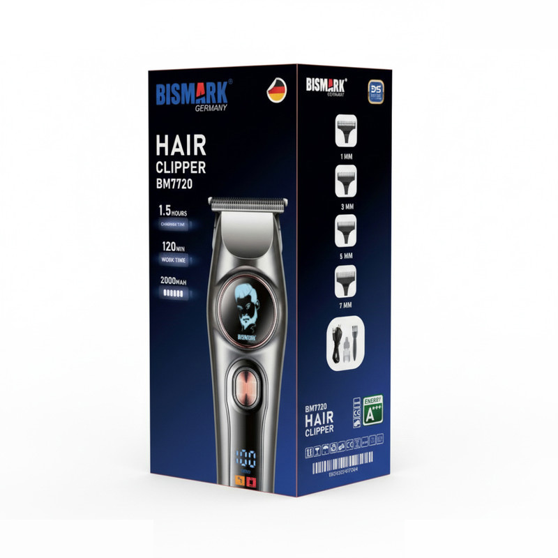 ماشین اصلاح موی سر و صورت شارژی بیسمارک مدل BM7720