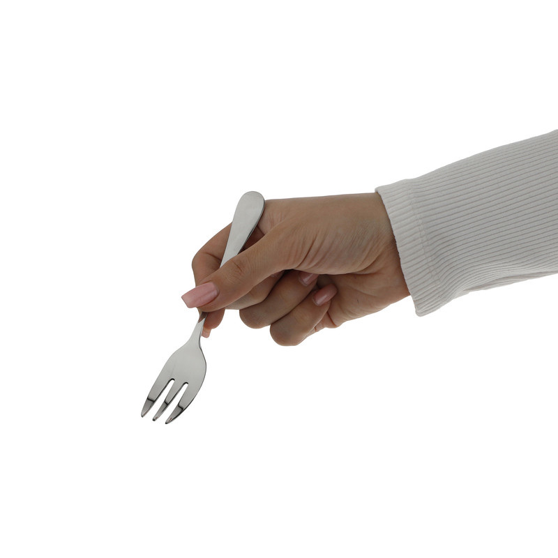 چنگال میوه خوری صنایع استیل ایران مدل پارما مجموعه شش عددی