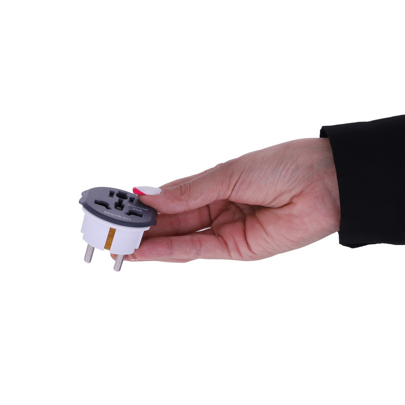 دوشاخه تبدیل 3 به 2 دیپلمات مدل Merkan