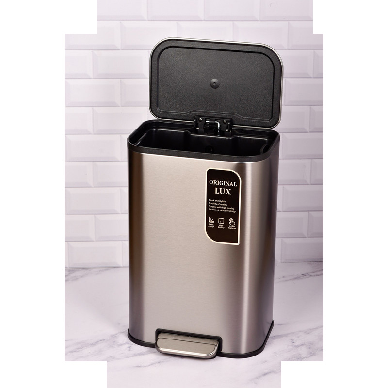 سطل زباله پدالی اورجینال مدل NM کد 6012 گنجایش 12 لیتر