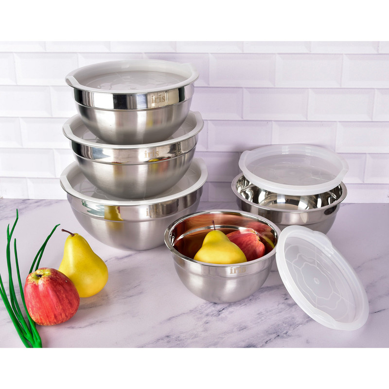 لگن آشپزخانه آیریس کیچن کد 300311  مجموعه 5 عددی