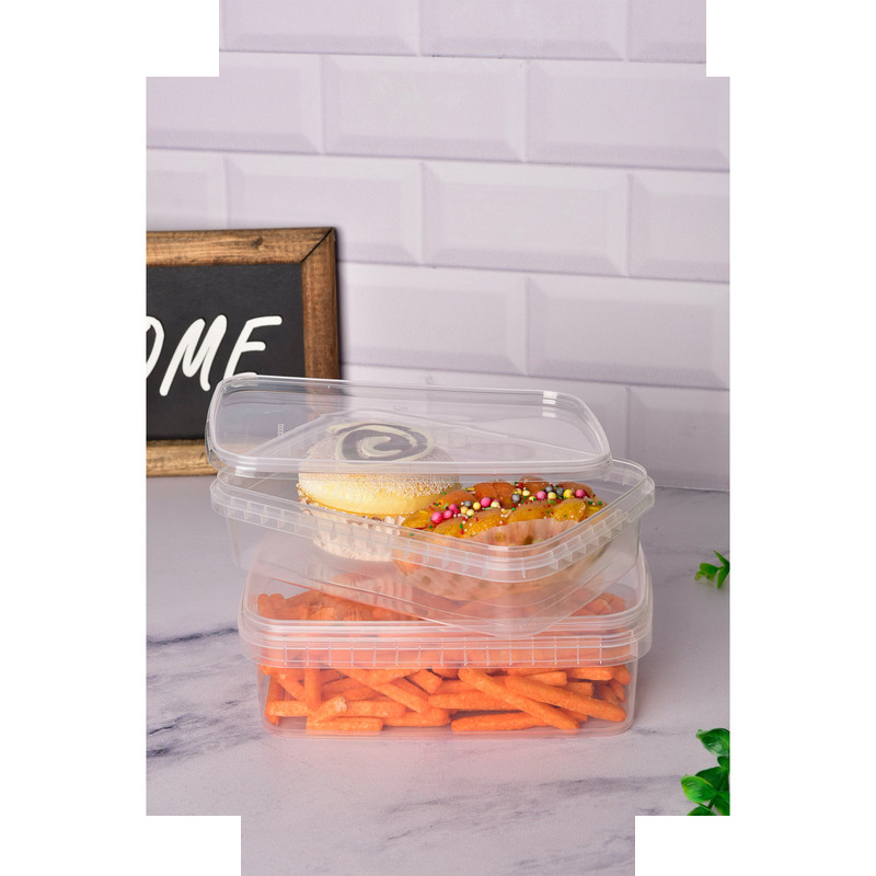 ظرف نگهدارنده مدل مستطیل مجموعه 5 عددی