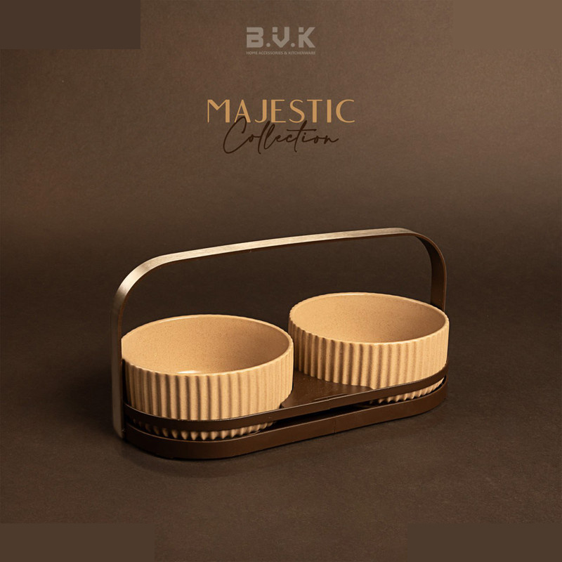 آجیل خوری بی وی کی طرح مجستیک کد 452402 مجموعه 2 عددی