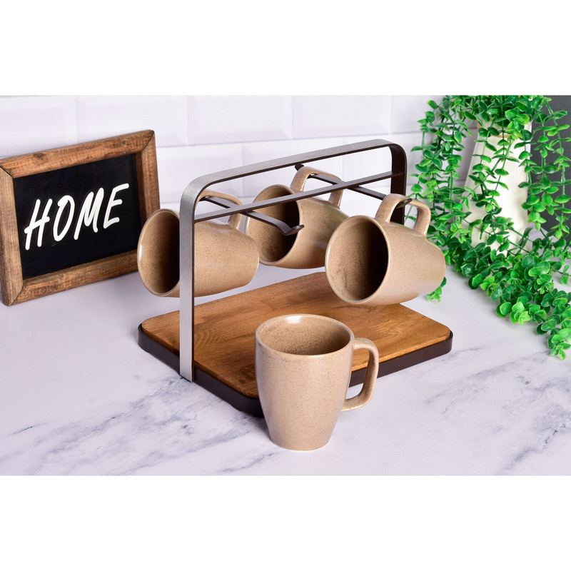 لیوان بی.وی.کی طرح مجستیک کد 452611 مجموعه 4 عددی همراه با استند