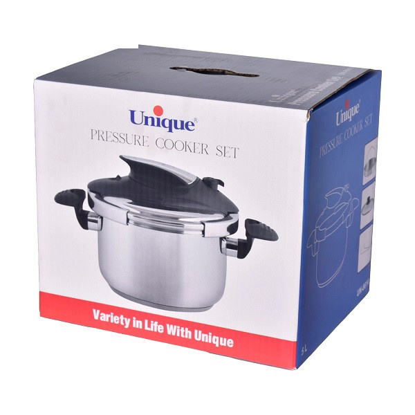 زودپز یونیک مدل استیل کد 8614 گنجایش 5 لیتر زودپز یونیک مدل استیل کد 8614 گنجایش 5 لیتر