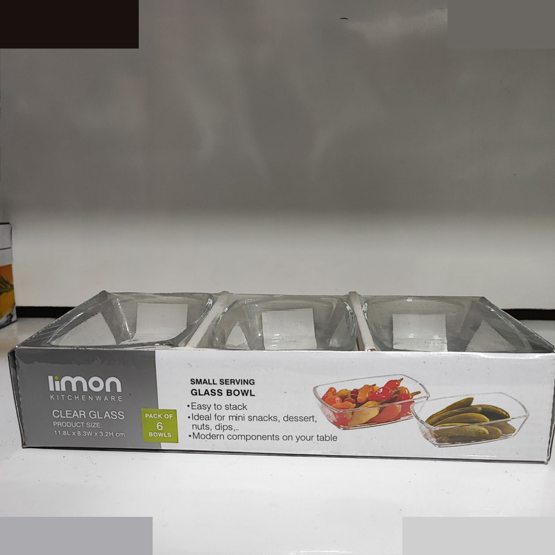 ظرف اردوخوری لیمون کد 2224 مجموعه 6 عددی