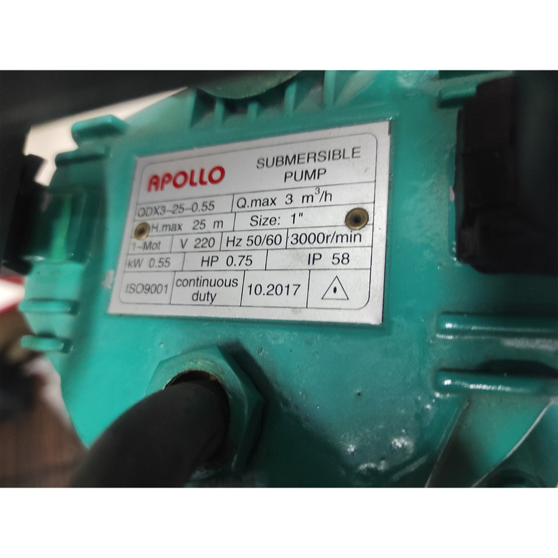 پمپ کف کش آپولو مدل فلوتر دار کد SMT-APPOLLO-25M پمپ کف کش آپولو مدل فلوتر دار کد SMT-APPOLLO-25M