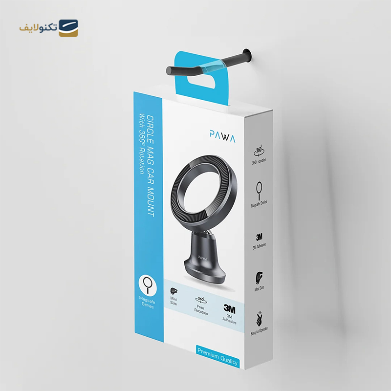 نگهدارنده گوشی موبایل پاوا مدل PW-CH1752MS-BK نگهدارنده گوشی موبایل پاوا مدل PW-CH1752MS-BK