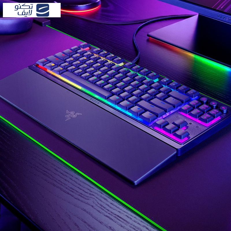 کیبورد گیمینگ ریزر مدل ORNATA V3 TENKEYLESS