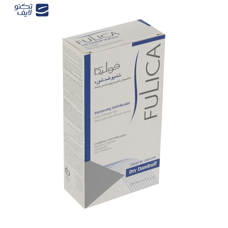 شامپو ضد شوره فولیکا مخصوص موهای خشک حجم 200 میلی‌لیتر