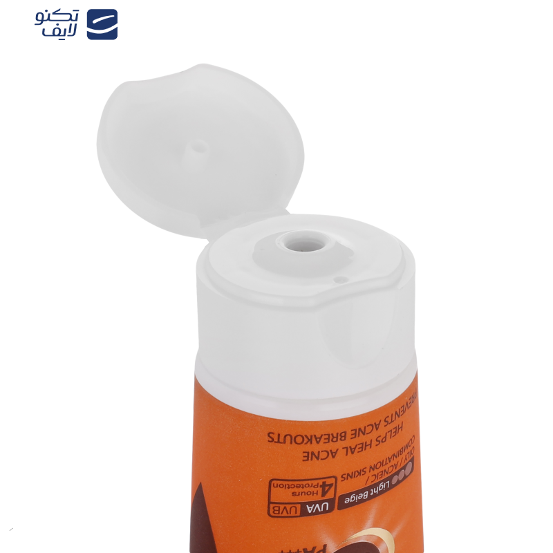 کرم ضدآفتاب و آنتی‌آکنه رنگی سان‌سیف مدل SPF35، مناسب پوست‌های چرب، حجم 50 میلی‌لیتر