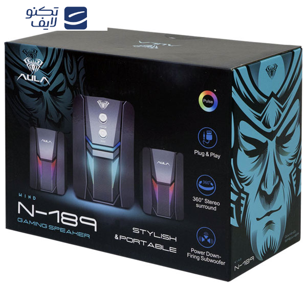 اسپیکر دسکتاپ آئولا مدل WIND N-189 اسپیکر دسکتاپ آئولا مدل WIND N-189