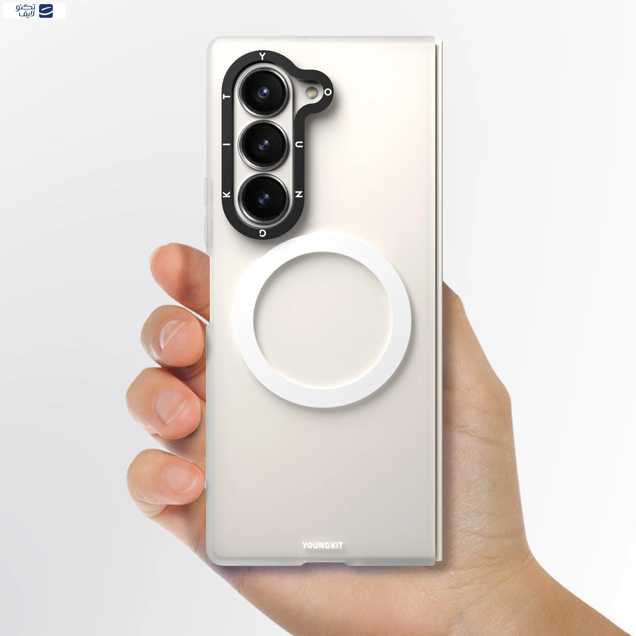 کاور یانگ کیت مدل Hidden Sand Magsafe مناسب برای گوشی موبایل سامسونگ Galaxy Z Fold 6