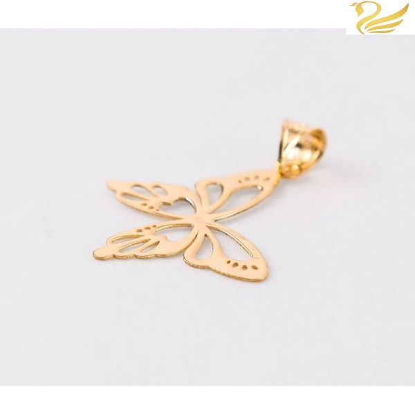 پلاک طلا 18عیار طرح پروانه آزاد