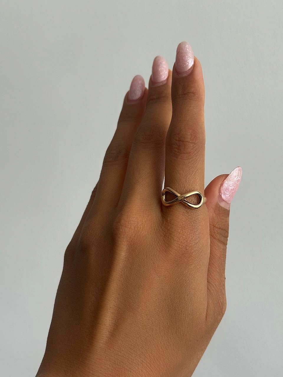 انگشتر طلا 18 عیار زنانه اپال گلد مدل بی نهایت  کد SH0400 سایز 57