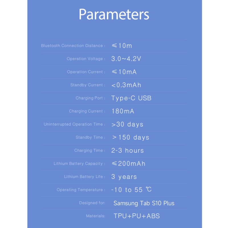 کیف کلاسوری کیبورد دار دوکس دوکیس مدل TK مناسب برای تبلت سامسونگ Galaxy Tab S10 Plus