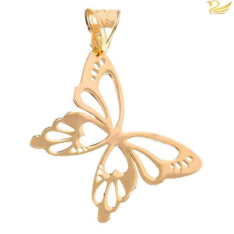 پلاک طلا 18عیار طرح پروانه آزاد