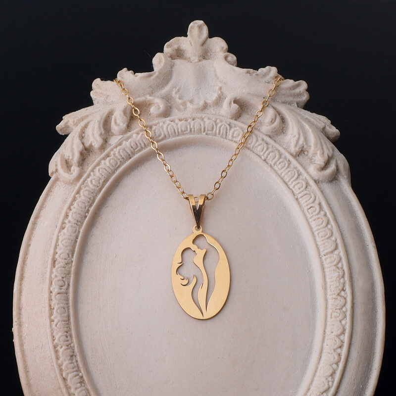 پلاک طلا 18 عیار دیو و دلبر