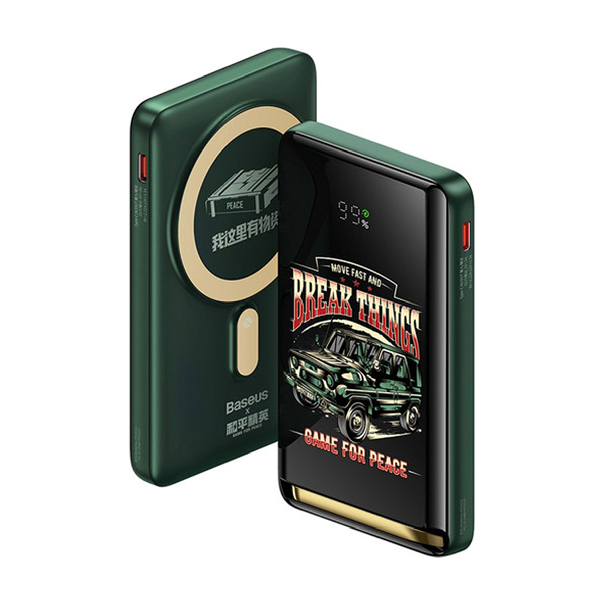 پاوربانک باسئوس مدل PPCX090006 ظرفیت 10000 میلی آمپر ساعت 20 وات