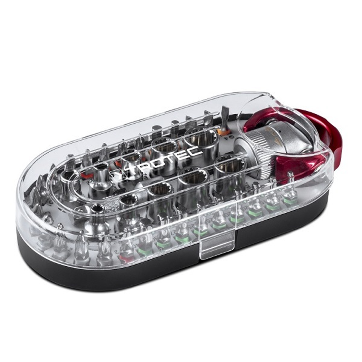 سری آچار و پیچ گوشتی تروتک مدل Bit and Socket بسته 40 عددی-small-image