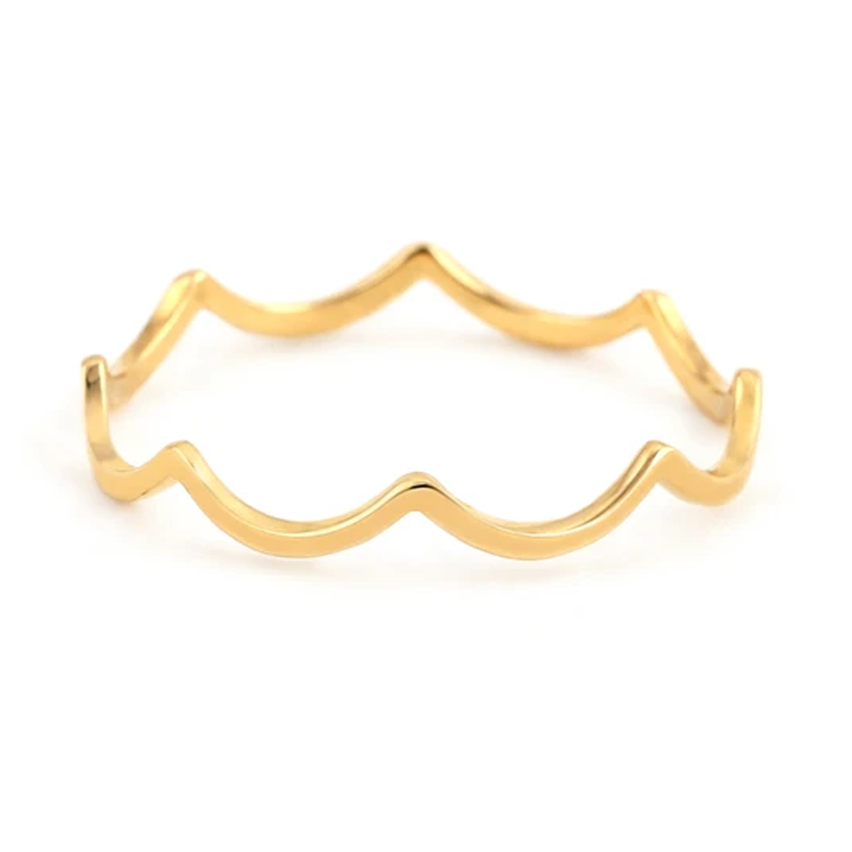 انگشتر طلا 18 عیار زنانه بان گالری مدل رود سایز 53-small-image