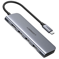 هاب USB-C یوگرین 7 پورت CM195 مدل 70411