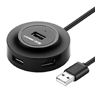 هاب USB یوگرین 4 پورت CR106 مدل 20277 هاب USB یوگرین 4 پورت CR106 مدل 20277