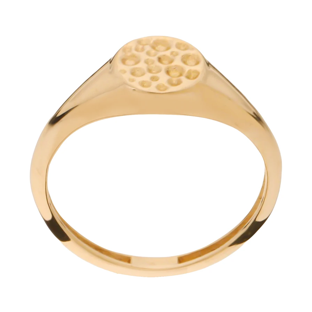 انگشتر طلا 18 عیار زنانه بان گالری مدل همرد دایره سایز 52