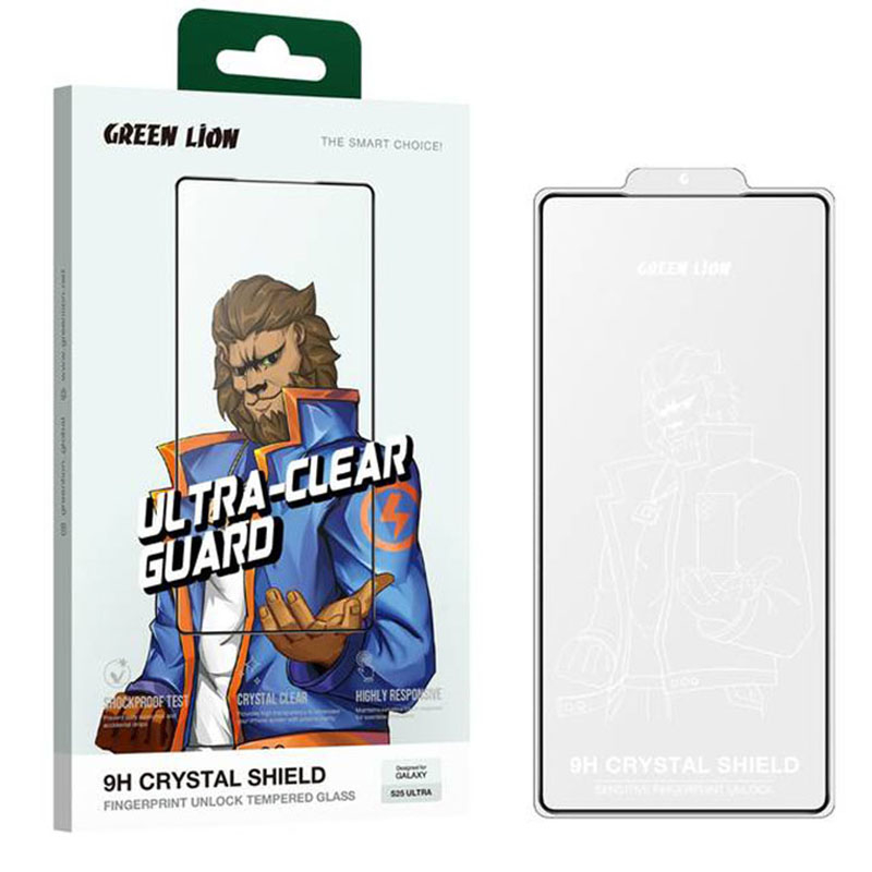 گلس گوشی سامسونگ Galaxy S25 Ultra گرین لاین مدل 9H Crystal Shield