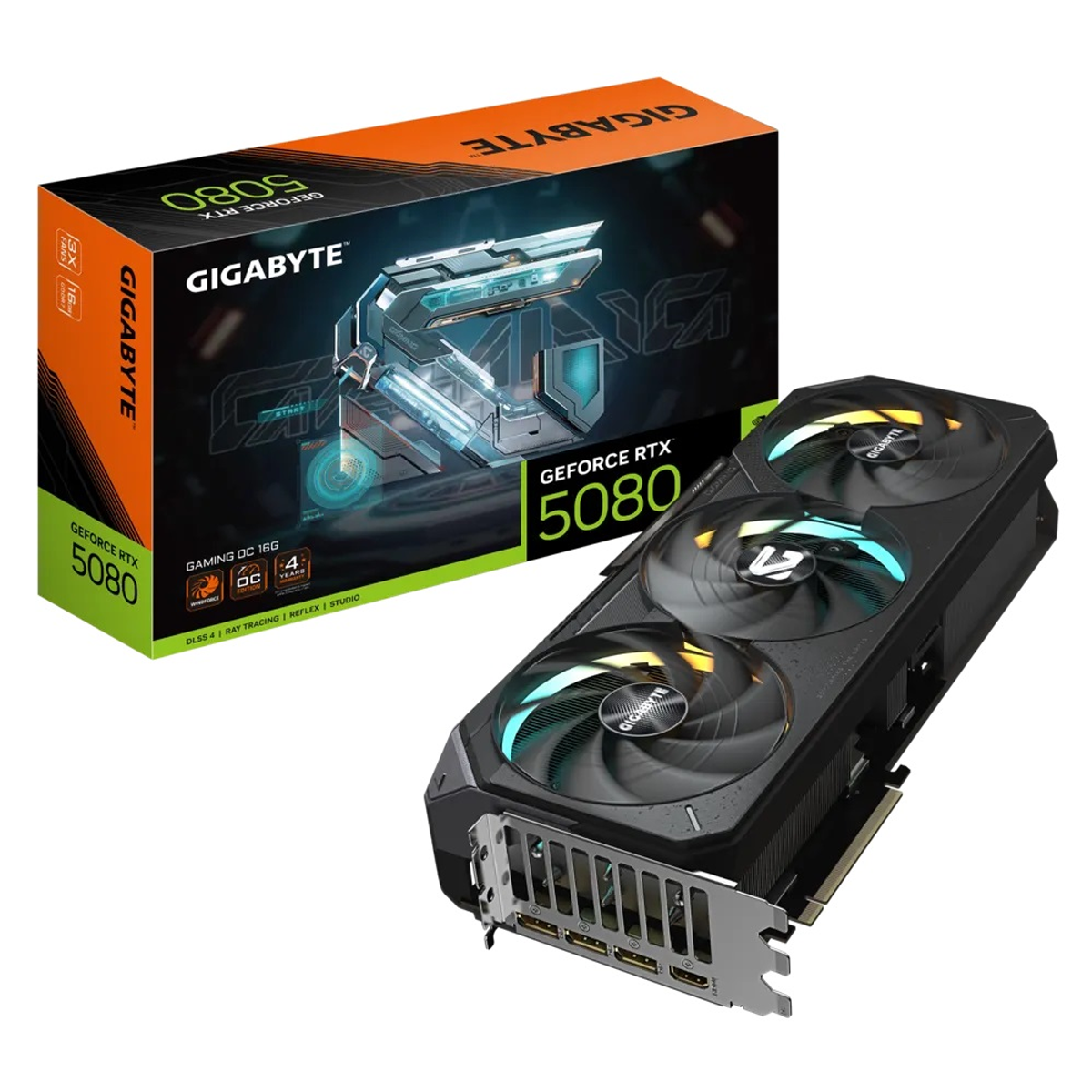 کارت گرافیک گیگابایت مدل GeForce RTX 5080 GAMING OC 16G-small-image