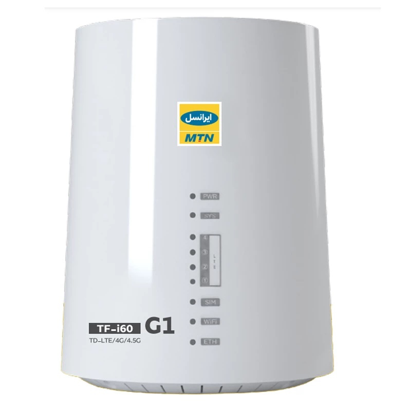 مودم 4G/TD-LTE ایرانسل مدل TF I60-G1 به همراه 100 گیگ اینترنت سه ماهه