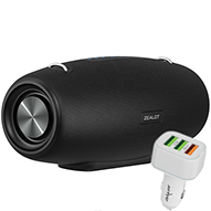 اسپیکر بلوتوثی قابل حمل زیلوت مدل S67 به همراه هدیه شارژر فندکی زیلوت مدل CG01-small-image