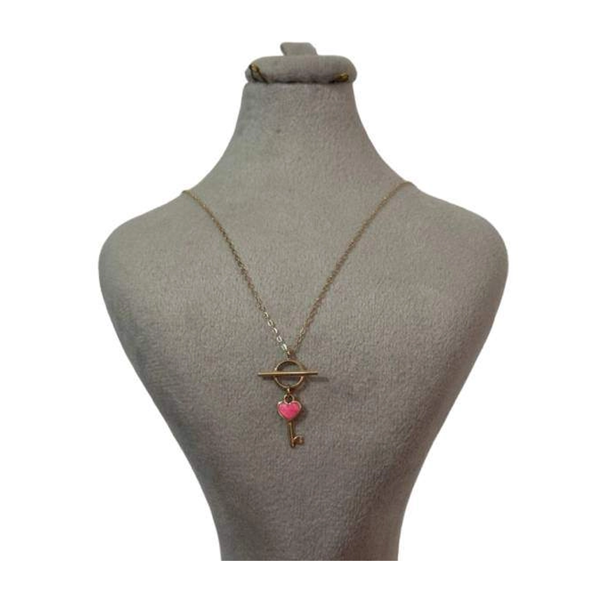 گردنبند طلا زنانه اپال گلد مدل مونیک قلب کد sh0361