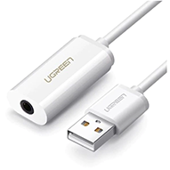 کابل تبدیل USB به جک 3.5 میلی متری صدا یوگرین US206 مدل 30712-small-image