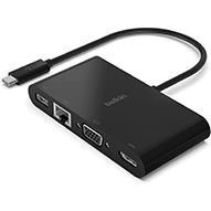 هاب USB-C چهار پورت بلکین مدل AVC005btBK-small-image