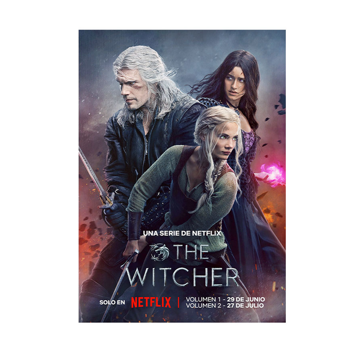 متال پوستر مستر پیکد طرح The Witcher کد PCD-MB1015-small-image